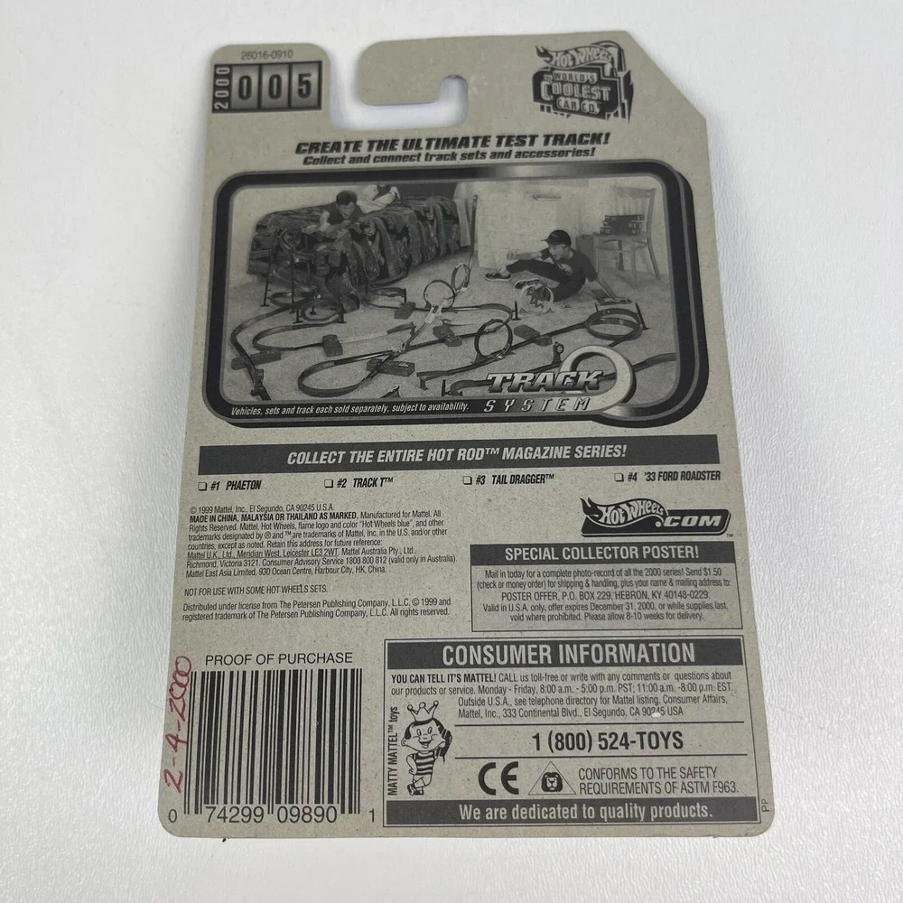 Hot Wheels Hot Rod Magazine Phaeton Collector No 005